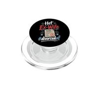 Happy Divorce Party My Ex Wife Had An Awesome Husband PopSockets PopGrip for MagSafe