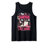 Happy Divorce Party Pop The Champagne Got Back My Last Name Tank Top