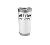 Happy Divorce Party So Long Mr. Wrong Stainless Steel Insulated Tumbler