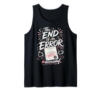 Happy Divorce Party The End of an Error #Divorcedaf Tank Top