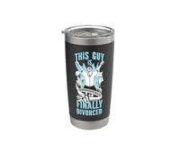 Happy Divorce Party This Guy is Finally Divorced Stainless Steel Insulated Tumbler