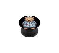 Happy Doc Teddy Bear Graphic Costume PopSockets Adhesive PopGrip