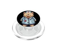 Happy Doc Teddy Bear Graphic Costume PopSockets PopGrip for MagSafe