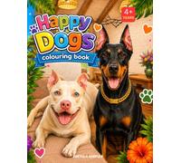 Happy Dogs Colouring Book (Colouring books by Adetola Adefule)