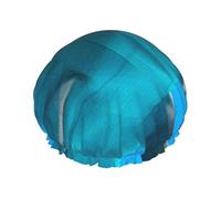 Happy Dolphin Double Layered Shower Cap For Women Reusable Suitable For Bathing Spa