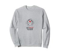 Happy Dot Day: One Dot Can Change The World Sweatshirt, Adult Unisex, Heather Grey, L