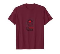 Happy Dot Day: One Dot Can Change The World T-Shirt, Men, Burgundy, XXL