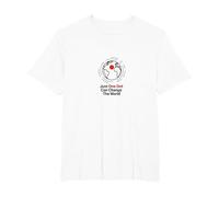 Happy Dot Day: One Dot Can Change The World T-Shirt, Men's Big and Tall, White, 4X Tall