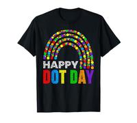 Happy Dot Day Polka Dot Rainbow Art Students Kids Girls Boys T-Shirt