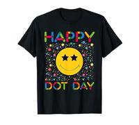 Happy Dot Day Smile Face Colorful Polka Dot Boy Girl Kids T-Shirt