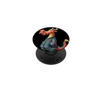 Happy Dragon in Sleepwear for Dragons and Pajama Lovers PopSockets Adhesive PopGrip