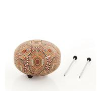 Happy Drum 9", Tongue Drum, Hand Pan Drum, Hand Drum, Instruments for Musical Education, Meditation Yoga, Gift for Tongue Drum Percussion Beginner,singing bowl by the healing store (OM MANDALA)