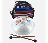 Happy Drum Mallet White Steel Tongue Drum 7 Note Chakra