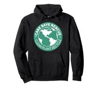 Happy Earth Day 2026 Bees Rescue Animals Recycle Plastic Pullover Hoodie