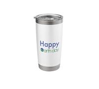 Happy Earth Day Environment Planet Water Leaf Arbor April 22 Stainless Steel Insulated Tumbler