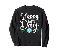 Happy Earth Day Globe Cute Planet Sweatshirt