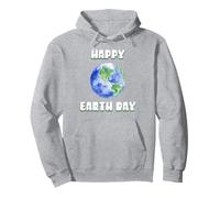 Happy Earth Day Planet Earth Cute Globe Pullover Hoodie