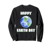 Happy Earth Day Planet Earth Cute Globe Sweatshirt