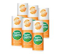 Happy Earth Deodorant - For Women and Men - Roll-On Deo - 100% Pure Natural & Vegan Ingredients - Rose Petitgrain - 75 ML