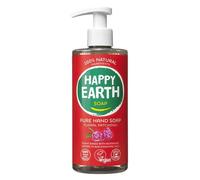 Happy Earth Hand Soap - Liquid Hand Soap with Pump - 100% Pure Natural & Vegan Ingredients - Floral Patchouli - 300 ML