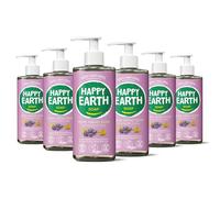 Happy Earth Hand Soap - Liquid Hand Soap with Pump - 100% Pure Natural & Vegan Ingredients - Lavender Ylang - 300 ML