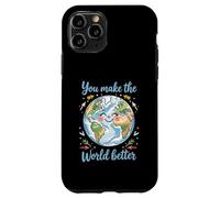 Happy Earth You Make The World Better Positive Planet Case for iPhone 11 Pro