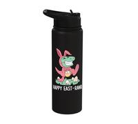 Happy East Rawr Bunny Dinosaur Stainless Steel Insulated Water Bottle