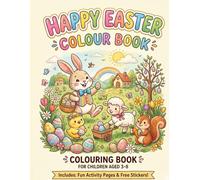 Happy Easter a Children's Book: A Fun Easter Coloring Adventure for Kids Ages 3-8