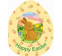 Happy Easter (An Easter Egg-Shaped Board Book)