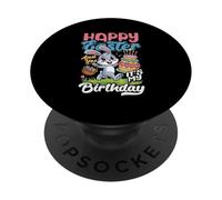 Happy Easter And Yes It's My Birthday Funny Bunny Cake PopSockets Adhesive PopGrip