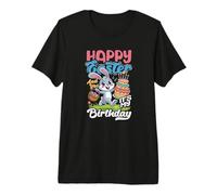 Happy Easter and Yes It's My Birthday Funny Bunny Cake Premium T-Shirt