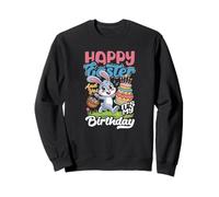 Happy Easter And Yes It's My Birthday Funny Bunny Cake Sweatshirt