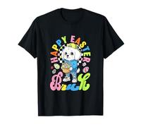 Happy Easter Bichon Frise Hunting Colorful Chocolate Eggs T-Shirt