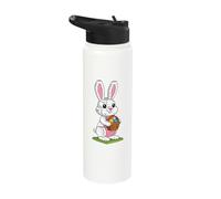 Happy Easter Block Building Brick Builder Easter Bunny Brick Stainless Steel Insulated Water Bottle