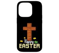 Happy Easter Block Building Brick Builder Jesus Cross Faith Case for iPhone 14 Pro
