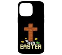 Happy Easter Block Building Brick Builder Jesus Cross Faith Case for iPhone 14 Pro Max