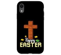 Happy Easter Block Building Brick Builder Jesus Cross Faith Case for iPhone XR