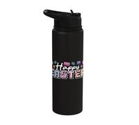 Happy Easter Block Building Brick Builder Kids Stainless Steel Insulated Water Bottle