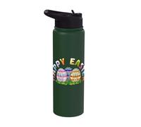 Happy Easter Block Building Brick Builder Master Builder Stainless Steel Insulated Water Bottle