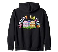 Happy Easter Block Building Brick Builder Master Builder Zip Hoodie