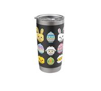 Happy Easter Building Blocks Faces Minifig Brick Toy Kids Stainless Steel Insulated Tumbler