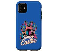 Happy Easter Bunnies Vibrant Spring Holiday Case for iPhone 11