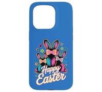 Happy Easter Bunnies Vibrant Spring Holiday Case for iPhone 15 Pro