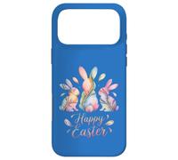Happy Easter Bunnies Watercolor Pastel Spring Holiday Design Case for iPhone 17 Pro Max