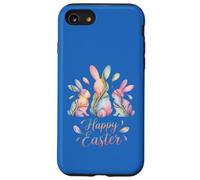 Happy Easter Bunnies Watercolor Pastel Spring Holiday Design Case for iPhone SE (2020) / 7/8