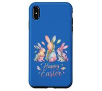 Happy Easter Bunnies Watercolor Pastel Spring Holiday Design Case for iPhone XS Max