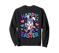 Happy Easter Bunny 90s Retro Style Spring Celebration Sweatshirt