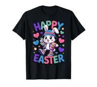 Happy Easter Bunny 90s Retro Style Spring Celebration T-Shirt