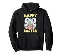 Happy Easter Bunny - Cute Easter Egg Design for Boys Girls Pullover Hoodie