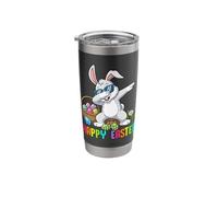 Happy Easter Bunny Dabbing for Fun Lovers and Spring Stainless Steel Insulated Tumbler